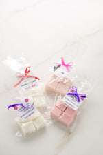 Wedding Favors with Personalized Labels | Sugar Scrub Cubes