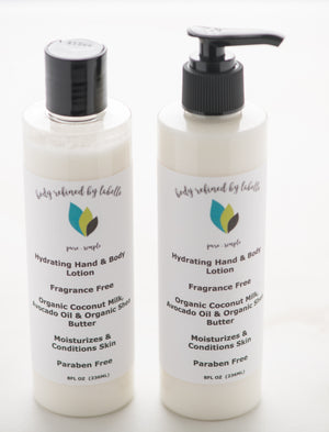 Unscented Hand and Body Lotion | Vegan | Coconut Milk Body Lotion